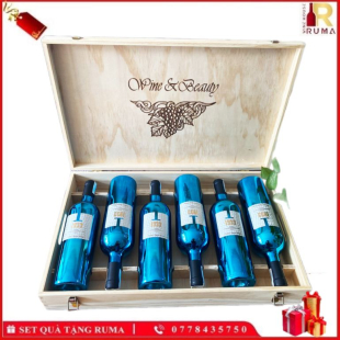 Set quà tặng 6 chai vang Ý 1933 Blue
