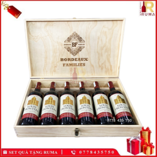 Set quà tặng 6 chai vang Pháp Louis Frontera