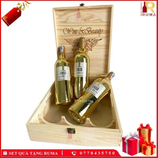 Set quà tặng 3 chai rượu vang Ý 1933 Topaz