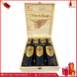 Set quà tặng 3 chai rượu vang Ý Di Matteo