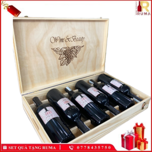 Set quà tặng 6 chai vang Ý 1933 Semi