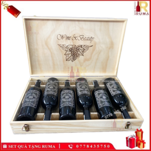 Set quà tặng 6 chai vang Ý 1922